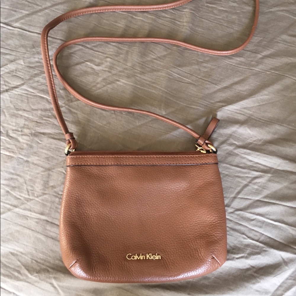 Calvin klein pebbled leather small bag